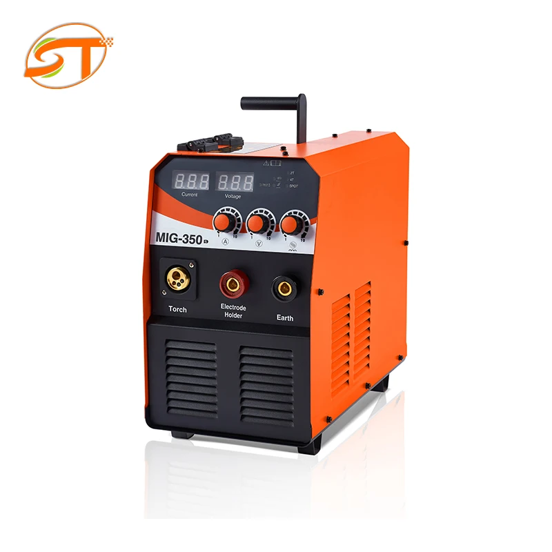 
MIG 380V 350Amp Welder Inverter Mig Welding Machine Stick MMA/TIG 3in1 &MIG Troch&Accessories Pulse Mig 350 