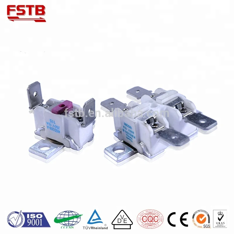 FSTB KSD309 High Temperature Ceramic Bimetallic Thermostat