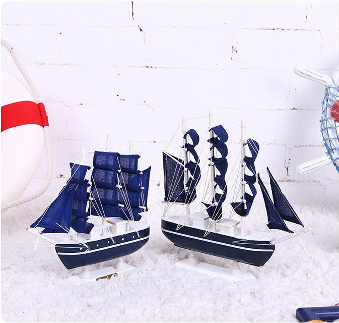 
Home decor sailing boat wooden ship model for decoration 