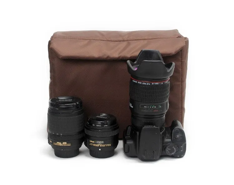 
High-Capacity Shockproof DSLR SLR Camera Padded Bag Case Partition Camera Insert 