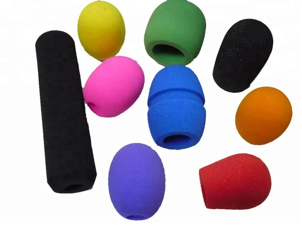 
Factory custom windscreen sponge cover microphone foam windscreens with printing logo 