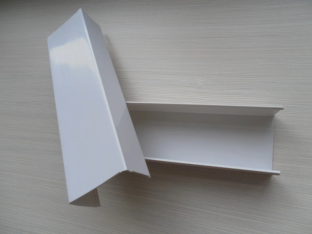 Electrical PVC plastic channel cable trunking tray trough type duct good price different size