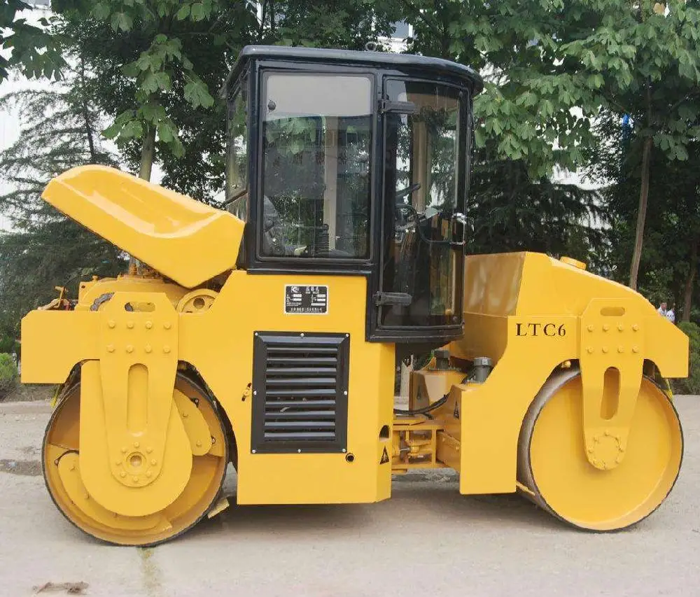 
Lutong 6ton Double Drum Vibratory Road Roller LTC6 Oscillatory Roller 
