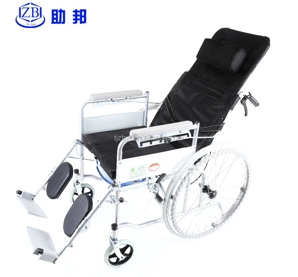 
Adjustable Height Lightweight Lying-down Wheel chair with Big Wheel 