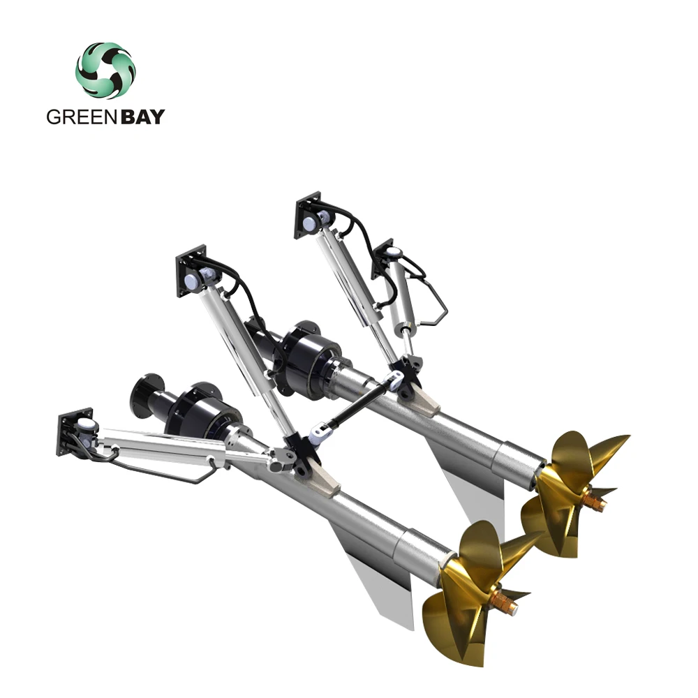 Marine Surface drive Propulsion diesel shaft fixed pitch Thruster piercing Propeller for high speed application