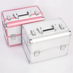 Luxury Professional Aluminium Beauty Cosmetics & Makeup Train Case