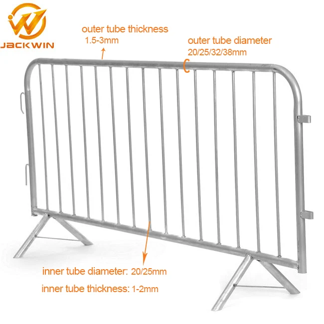 PVC coated crowd control barrier/concert barricade /temporary fence