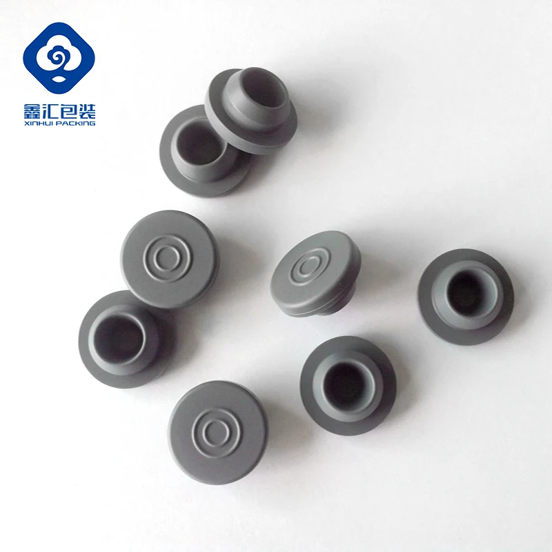 High quality 20mm bro-butyl rubber stoppers for injection antibiotics powder vial