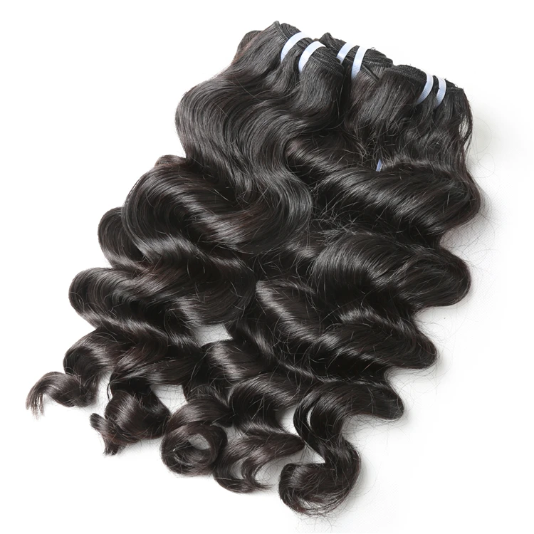 human bundles tangle and shed free best price fast delivery brazilian loose deep wave hair weave