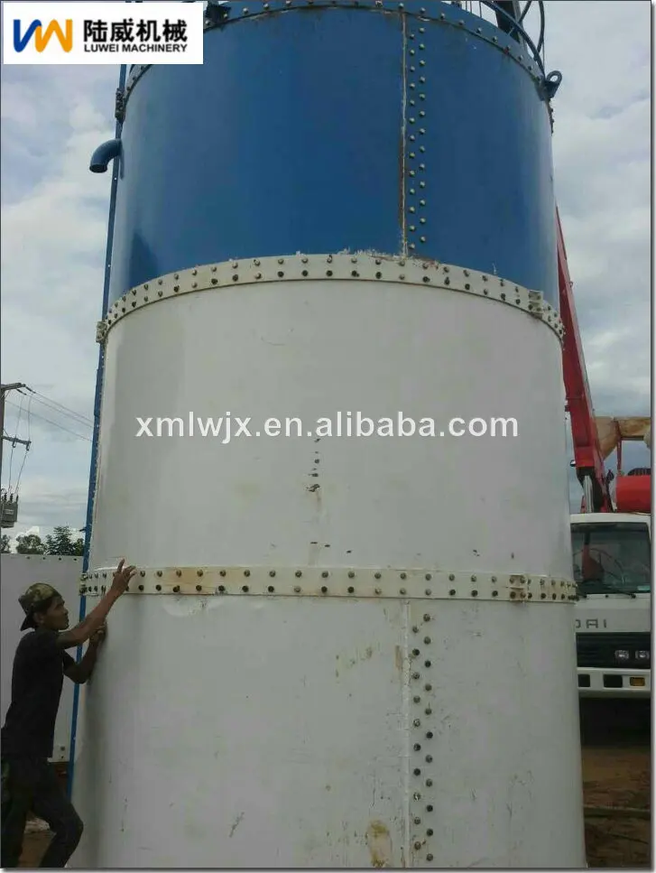 70m3 dikey silo built from corrugated steel sheet
