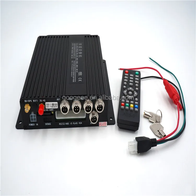 
The newest gereration HD 720P 4CH Mobile DVR 4G GPS WIFI Realtime Video/Audio for Bus Car Vehicle Security 