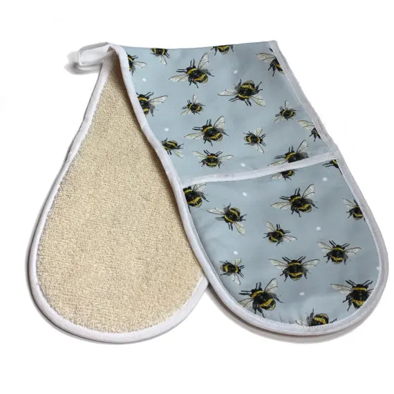 wholesale Handmade Cotton Double Kitchen Oven Mitt