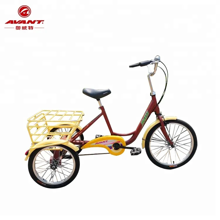 factory outlet Adult tricycle with pedal/Shopping tricycle/Delivery trike for elderly