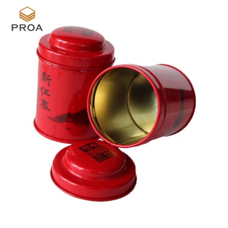 Factory direct Custom printed Wholesale metal tin can tea packing box for sale