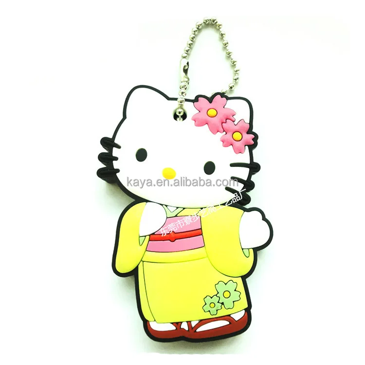 China manufacturer custom pvc keychain / Good quality rubber keychain and plastic keychain