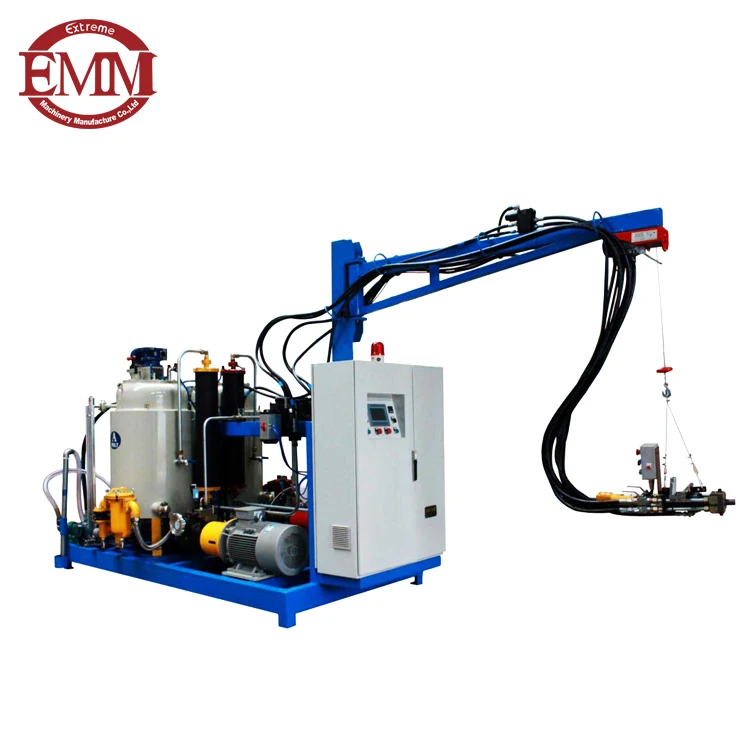 EMM078-A150 pu foam high pressure polyurethane roller shutter forming full-auto injection molding machine
