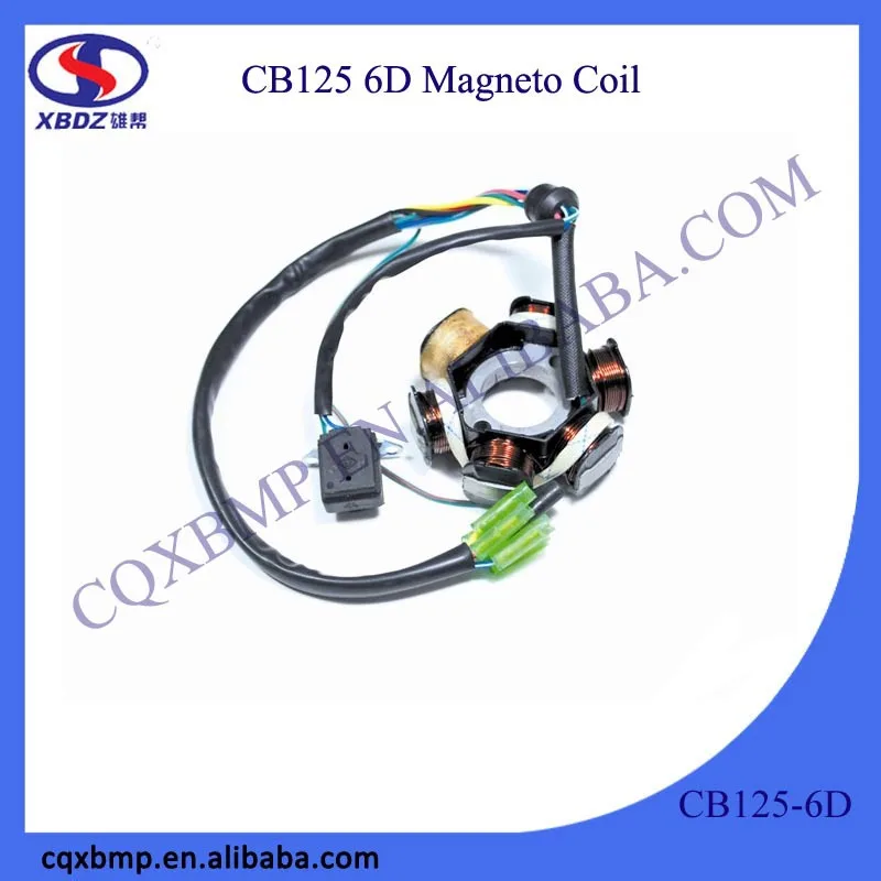 Motorcycle  Parts 6 Coil Winding CB125 Magneto Stator Coil Price