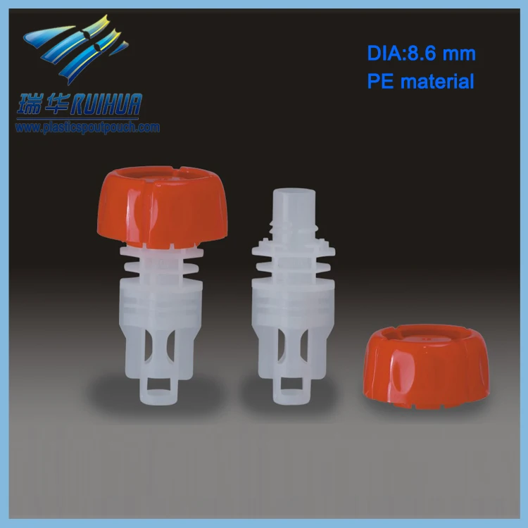 8.6mm Child Resistant plastic mushroom cap and spout
