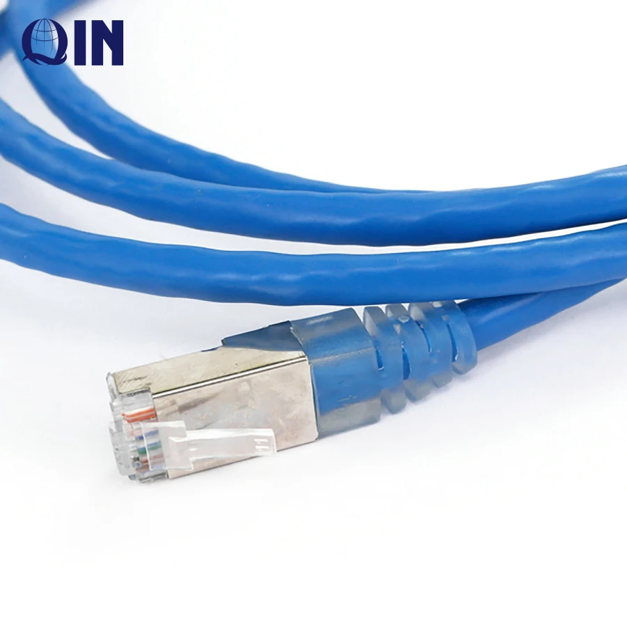 Shenzhen factory 1M 2M 3M 5M shielded copper conductor FTP Cat6 patch cable