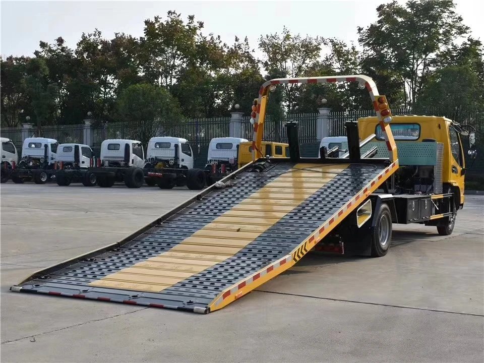 JAC road towing vehicle light duty wrecker towing truck