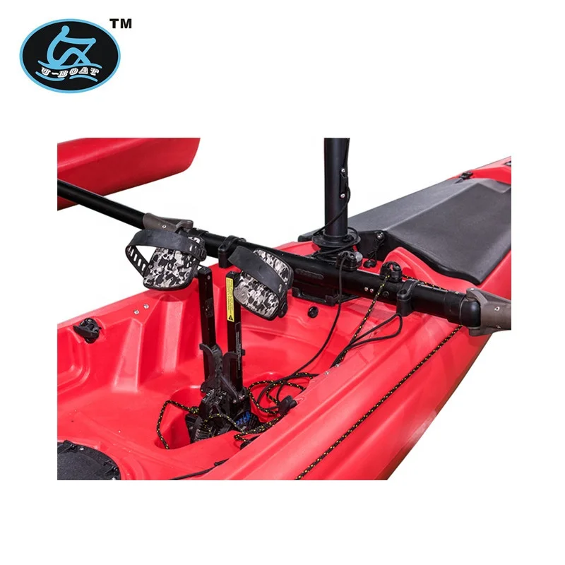 12ft hand free pedal propeller fishing kayak trimaran foot pedal drive sailboat&sailing boat&yacht& rudder boat&kajak