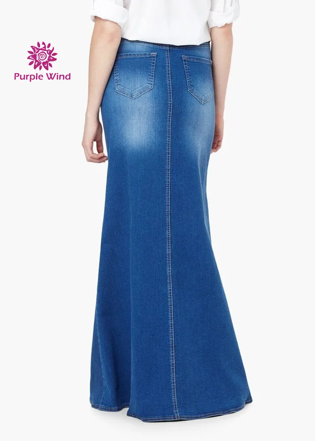 Wholesale high quality denim dress women long denim jeans skirts jeans models dessess