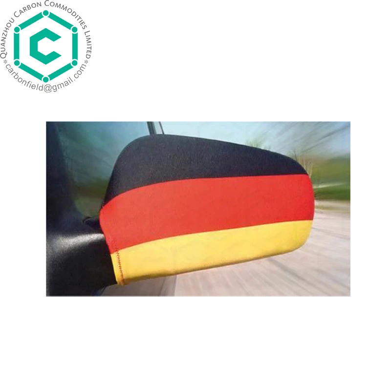 2014 brazil football cup car mirror flag