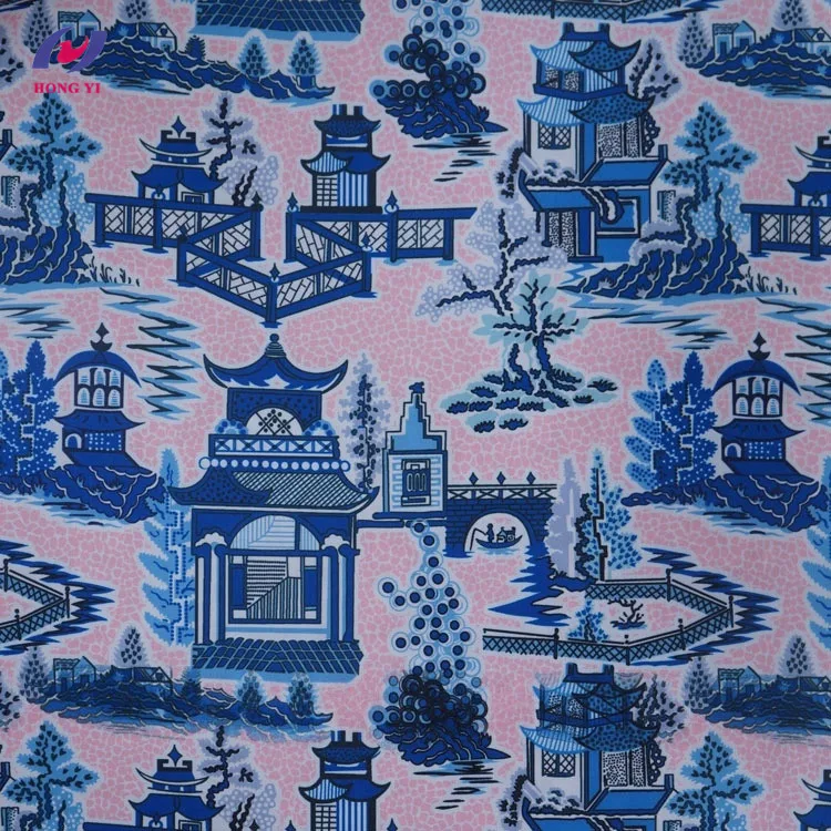 Eco Friendly  Anti-UV Lycra Spandex Printed Fabric for Swimwear