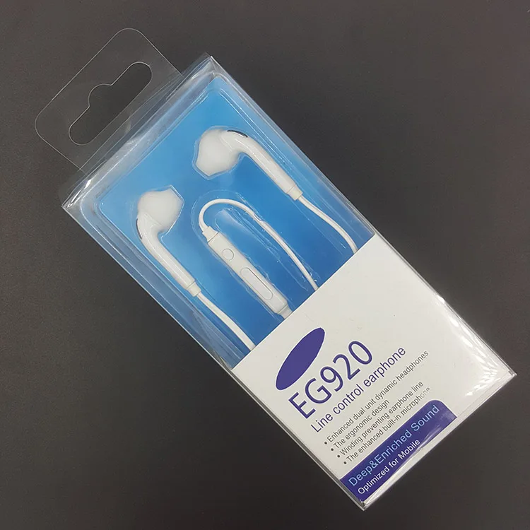Высококачественные наушники EG920 для samsung galaxy s6 s7 note5 edge, наушники с розничной коробкой, Универсальные наушники для мобильных телефонов