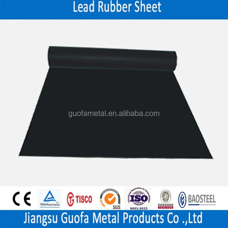 
0.5mm thick Lead rubber Sheet roll For X-Ray Room 