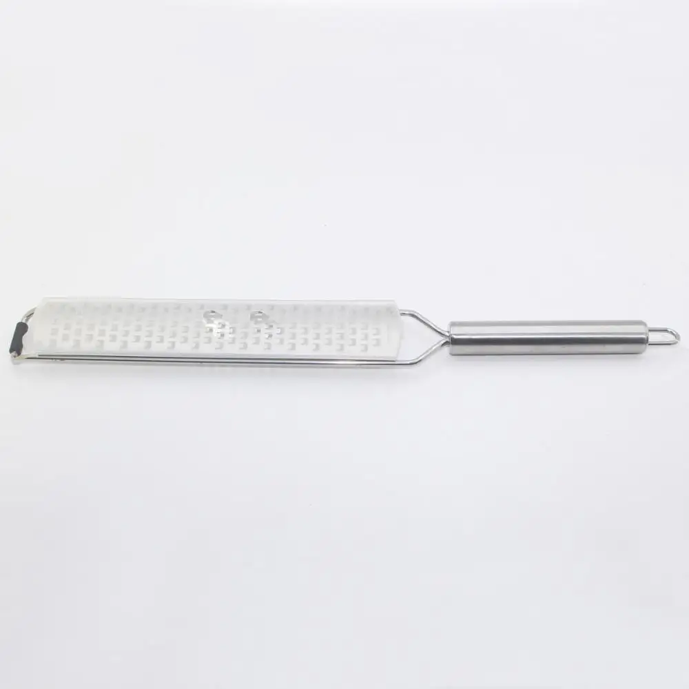 High quality kitchen cooking tools fruits citrus lemon zester cheese food flat long multifunctional stainless steel grater