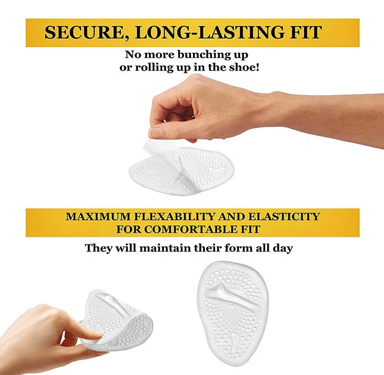  Стельки для обуви гелевые стельки носка передняя часть Женская стелька на высоком каблуке