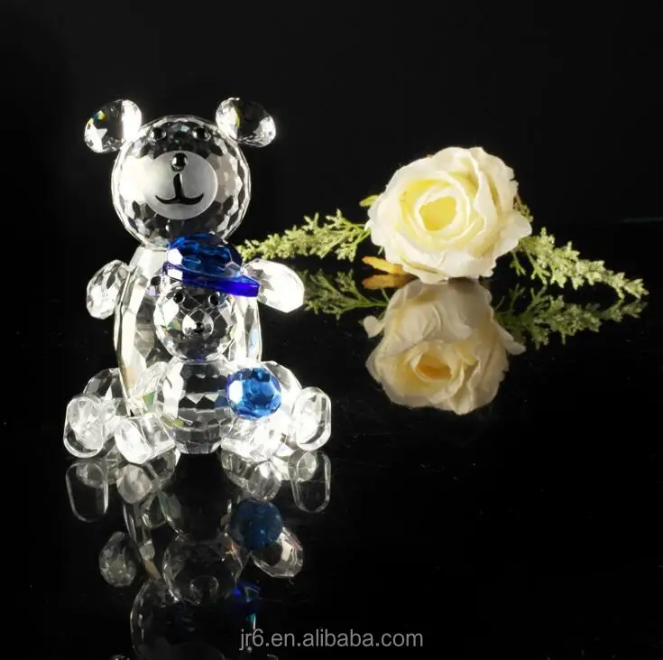 Kinsam Lovely Crystal bear figurines Animal figurine bear baby gifts