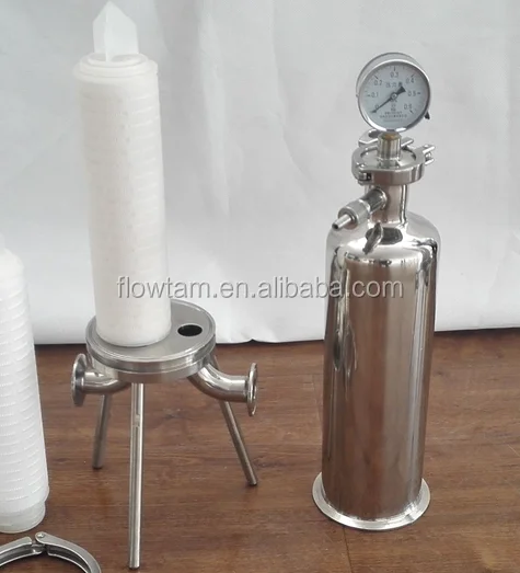 30 inches 316L Stainless Steel Liquid cartridge Filter Housing for wine