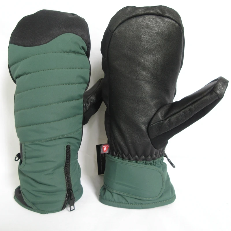 Мужские лыжные варежки из козьей кожи, варежки для сноуборда