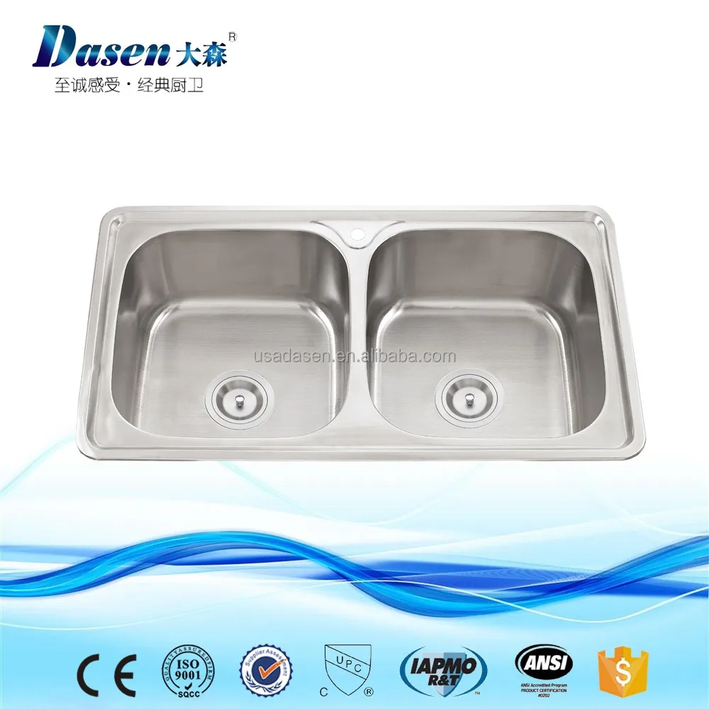Stainless steel mini single bowl topmount flushmount kitchen sink prices sink with tap