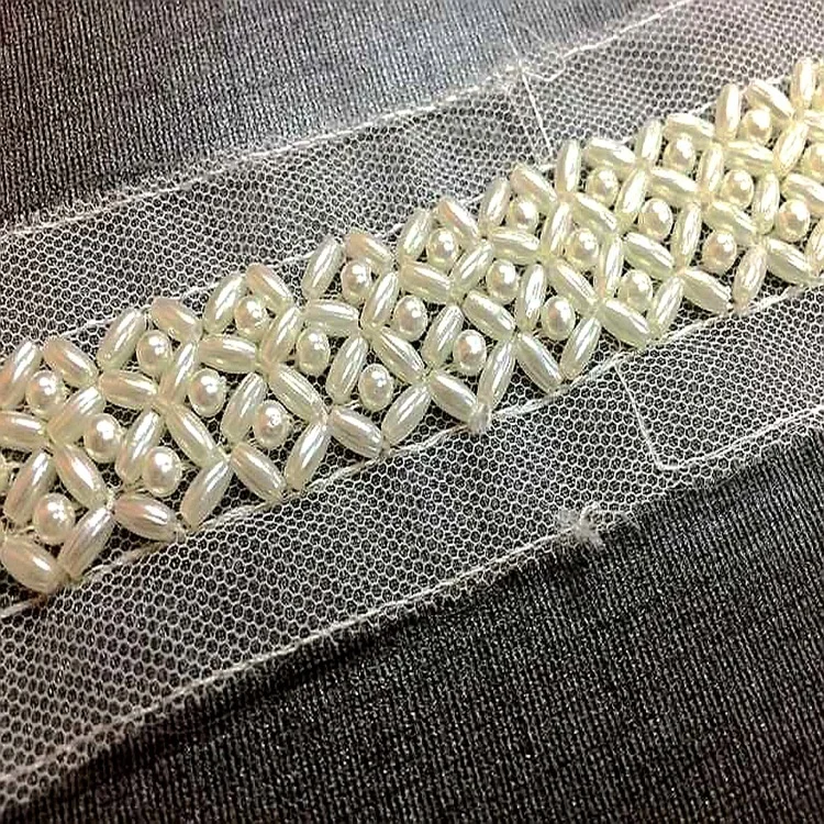 
rhinestone pearl chains for decoration 