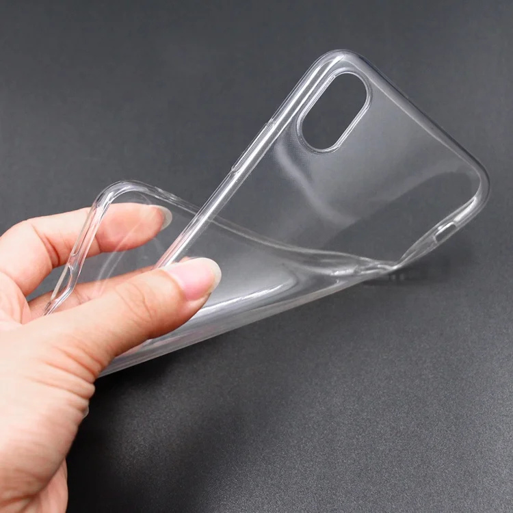 Cass Factory Wholesale !! TPU PC Material Smart Mobile Phone Clear Case For iphone X