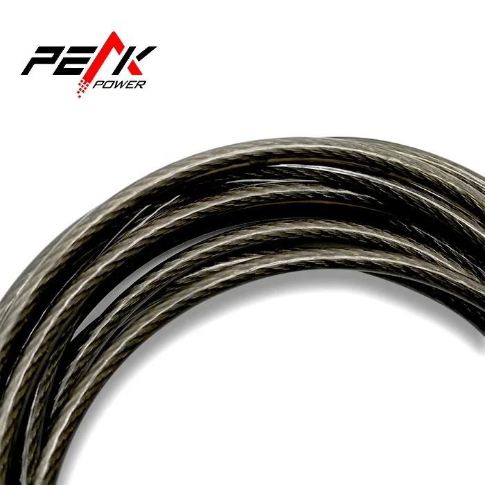 Custom Logo High  Quality Adjustable Aluminum Handle Skipping Cross Rope