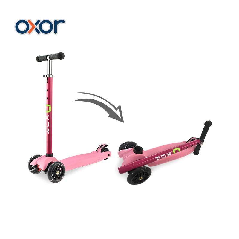 China Factory Supply Kids Entertainment Toys Folding System Foot Scooter with LED Wheels