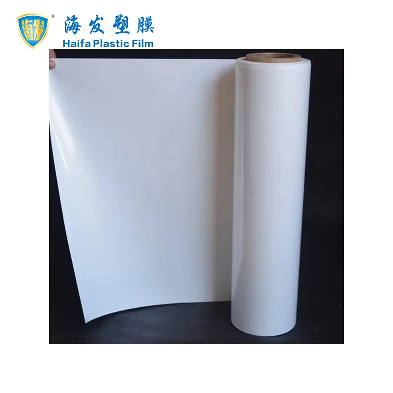 No Residual Glue Milky PE Protector Film Laminating Film Roll