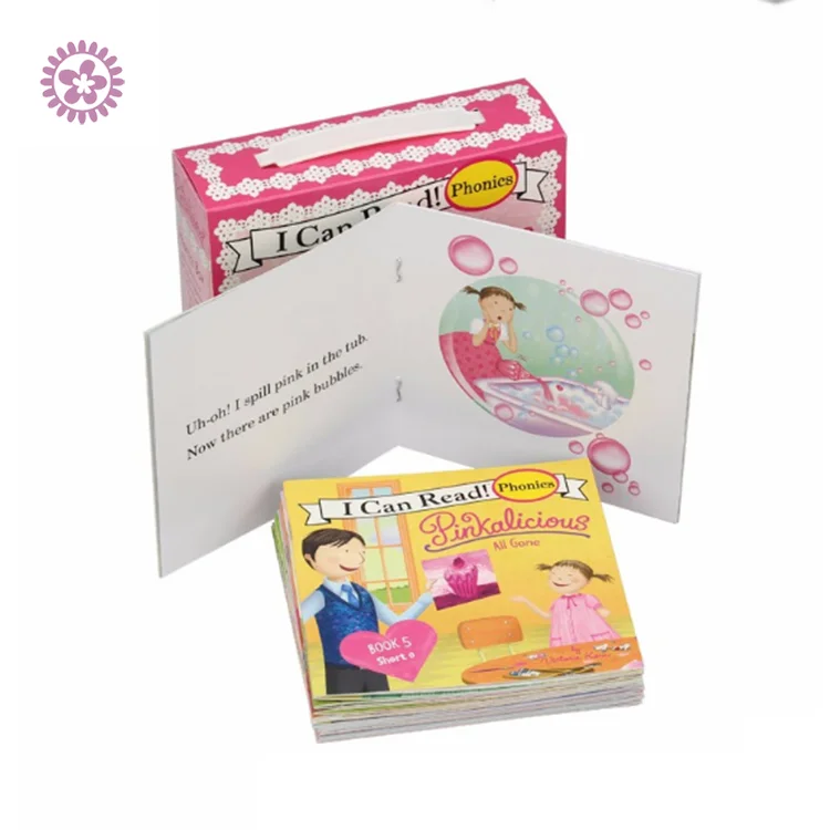 Wholesale Custom Colored Board Cover Kids Spanish Stories Books Printing