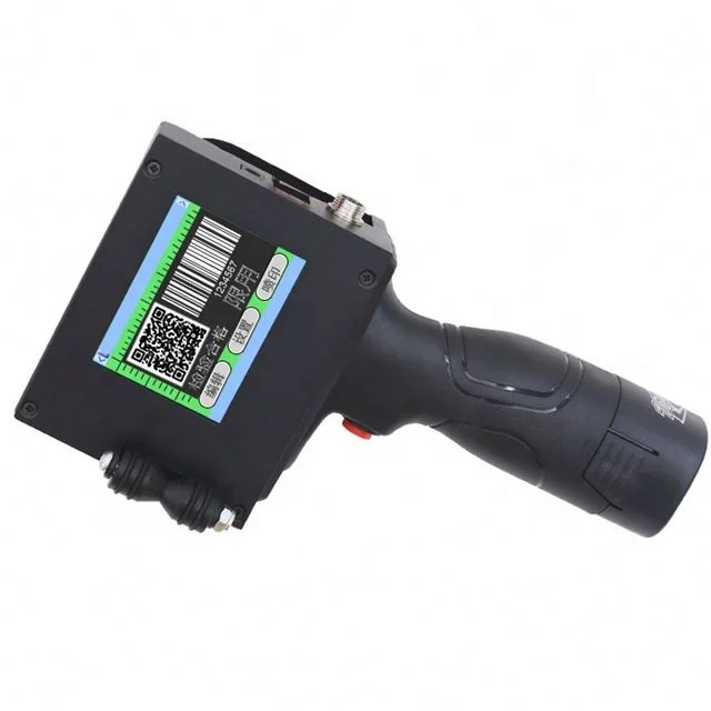 Portable Large Character 50mm Dual Cartridge Handheld Inkjet Printer 2588 2580 Handheld Inkjet Printer With Factory Price