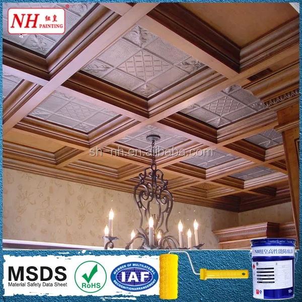 Water based Transparent fireproof no sag ceiling paint