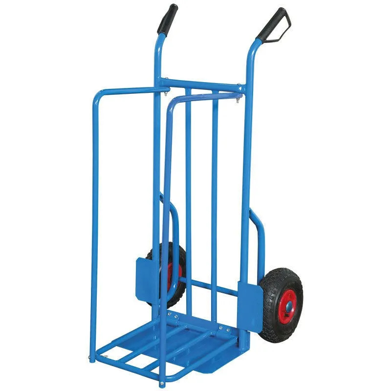 Sell well new type warehouse hand trolley heavy duty firewood cart with wheels