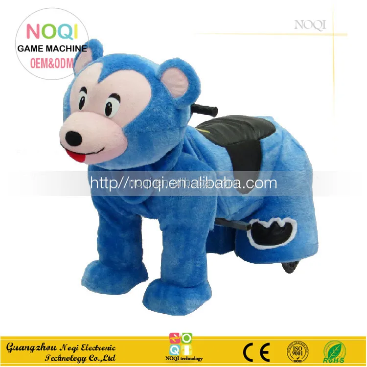 Amusement Park Kids Electric Walking Animal Ride Panda Ride on Indoor 1 Piece Picture 100w Dinosaur Electric Car Dinosaur Puppet