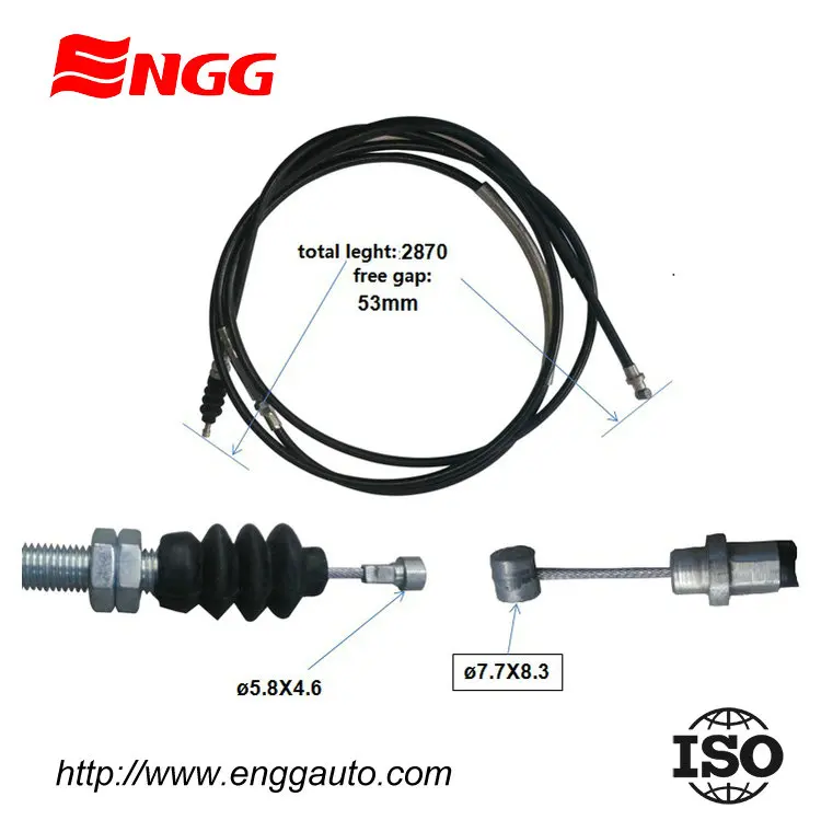 China Manufactured High Quality Motorcycle Clutch Cable For Fz-16