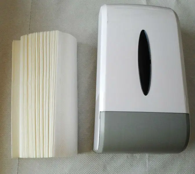 100% Virgin Pulp Tissue Paper 2 Ply Pattern Printed Toilet Paper Hand Towel Custom Embossing Fold Paper Natural