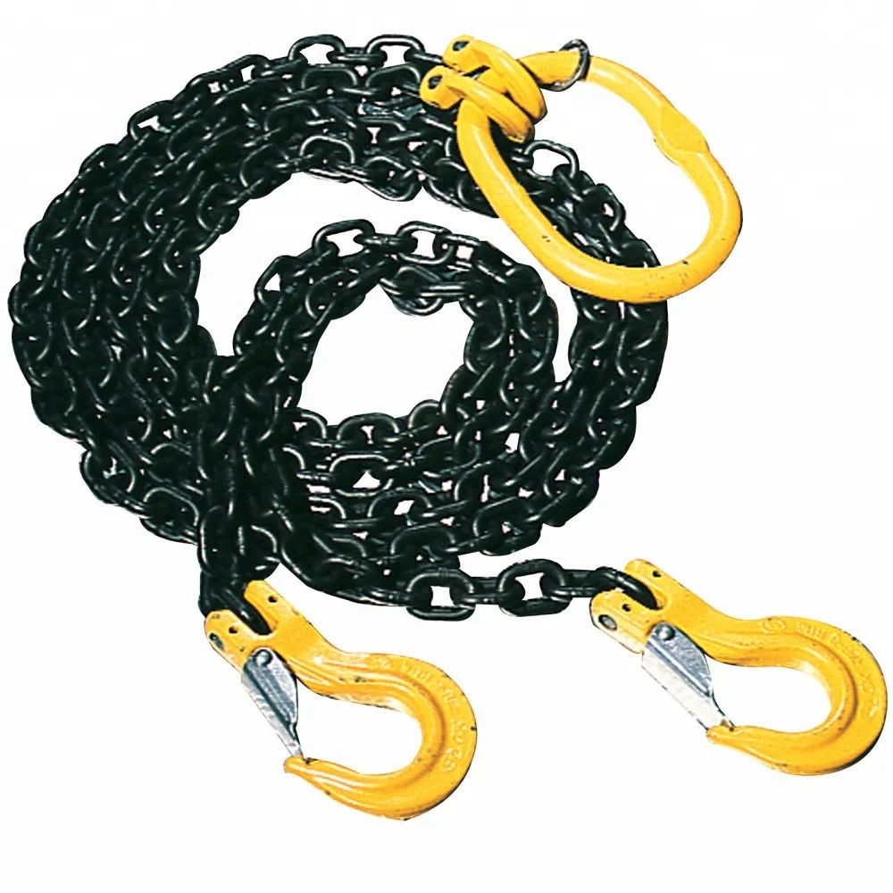 Alloy steel G80 Lifting chain sling/lifting chain with hooks