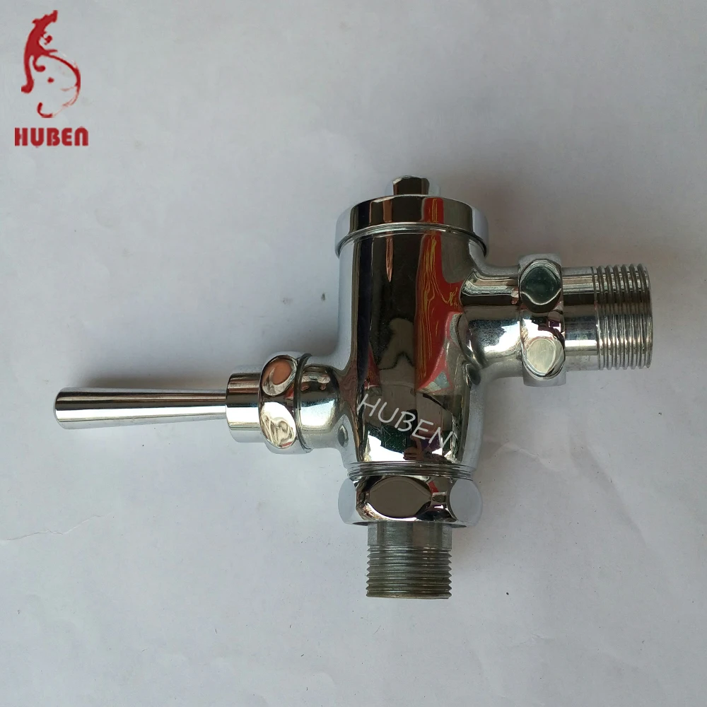 
Time delay brass wall mounted flush valve 